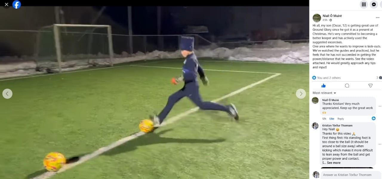 Parent testimonial about kick-outs improvement